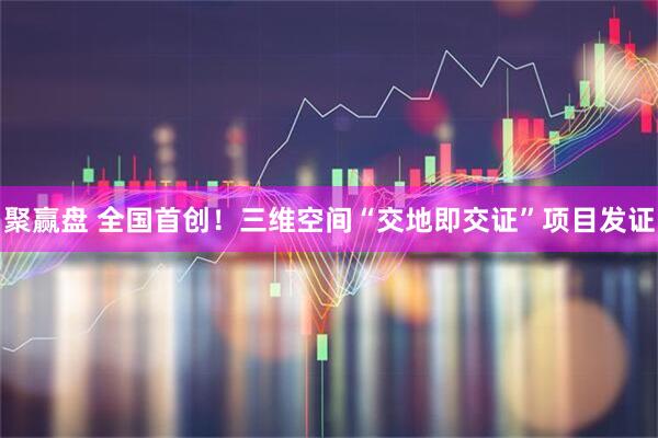 聚赢盘 全国首创！三维空间“交地即交证”项目发证